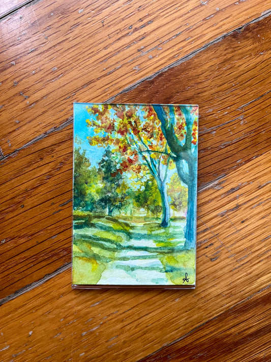 Autumn Stroll - Magnet