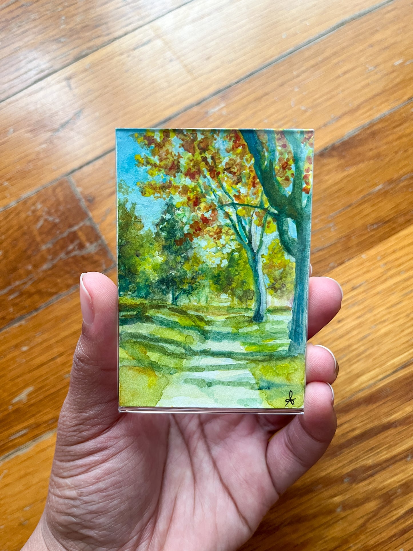 Autumn Stroll - Magnet