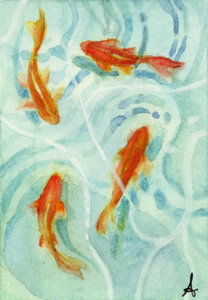 Goldfish Pond - Magnet