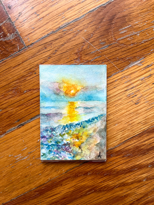 Sunrise on the Shore - Magnet